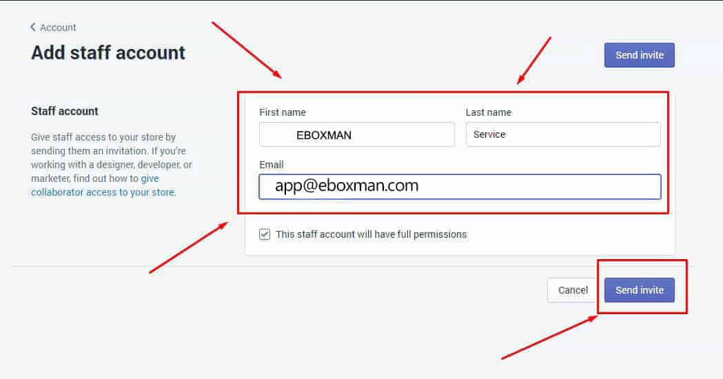 Connect Shopify Store With EboxMan Fulfillment Apps