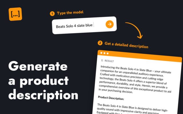 Using AI To Generate Product Descriptions in Shopify