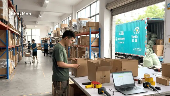 Comparing dropshipping fulfillment options in a warehouse