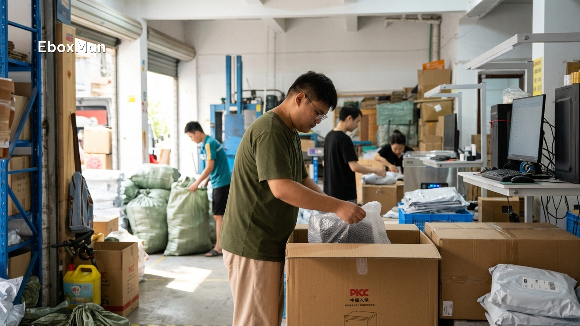 Private Label From China After De Minimis: What Changed 2 Courier delivering a DDP parcel to a customer's door with no extra fees