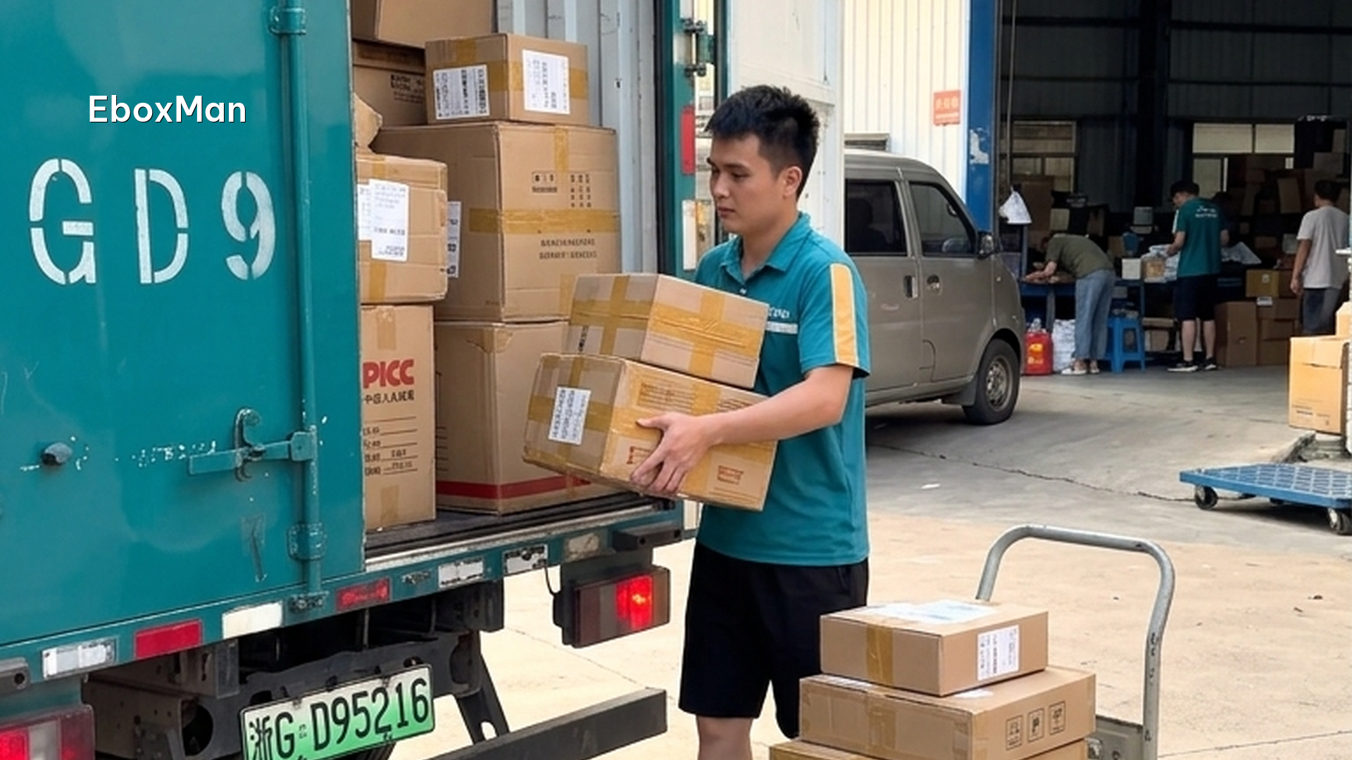 Q4 shipping cutoffs china: 2026 peak season buffers guide 2 Parcels loaded for dispatch ahead of a Q4 shipping cutoff