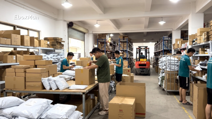 Warehouse staff packing parcels ahead of Black Friday 2026 peak season