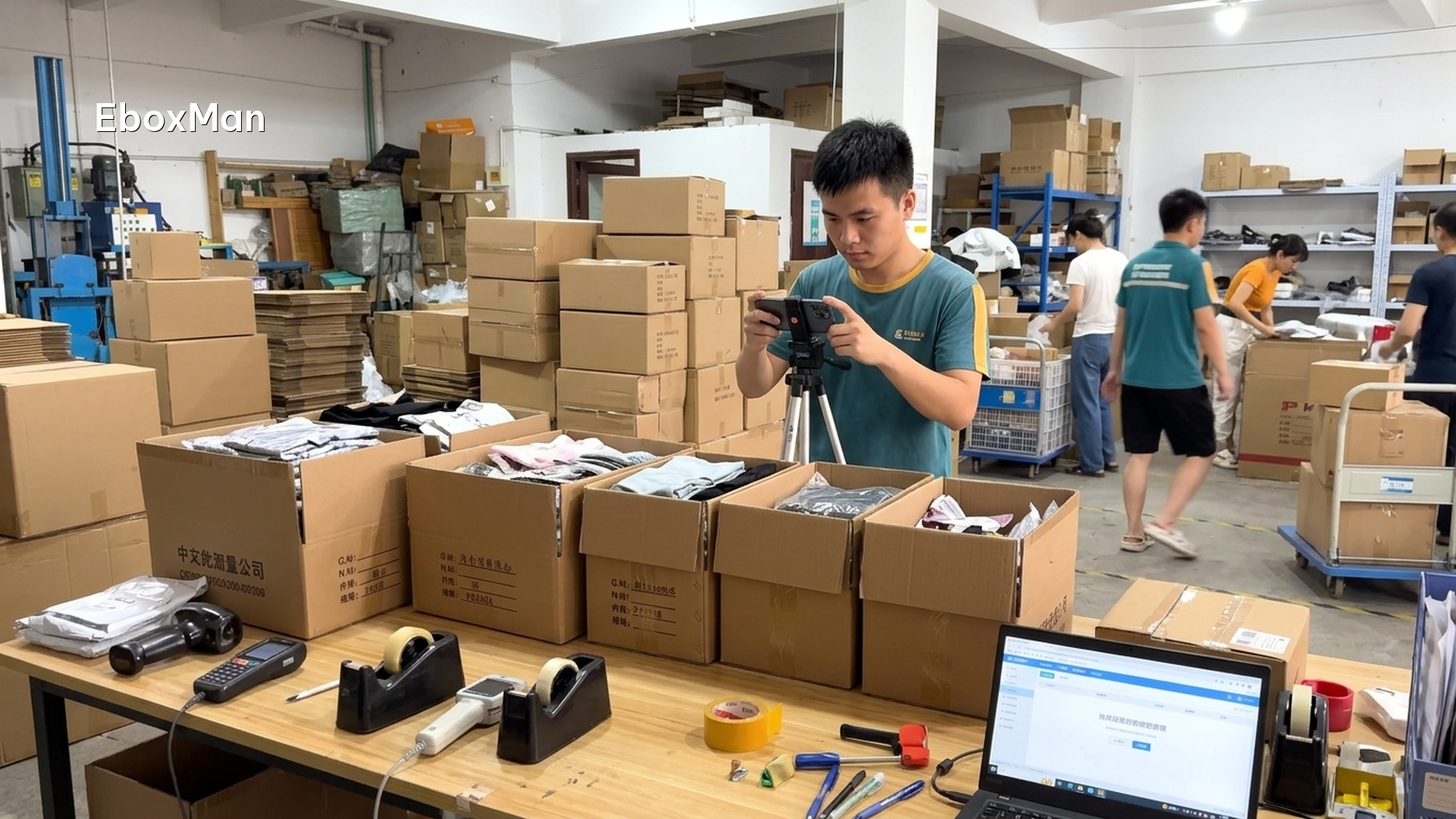China Golden Week 2026: Shipping Delays and How to Avoid Them 2 QC desk photographing a batch before dispatch during Golden Week 2026