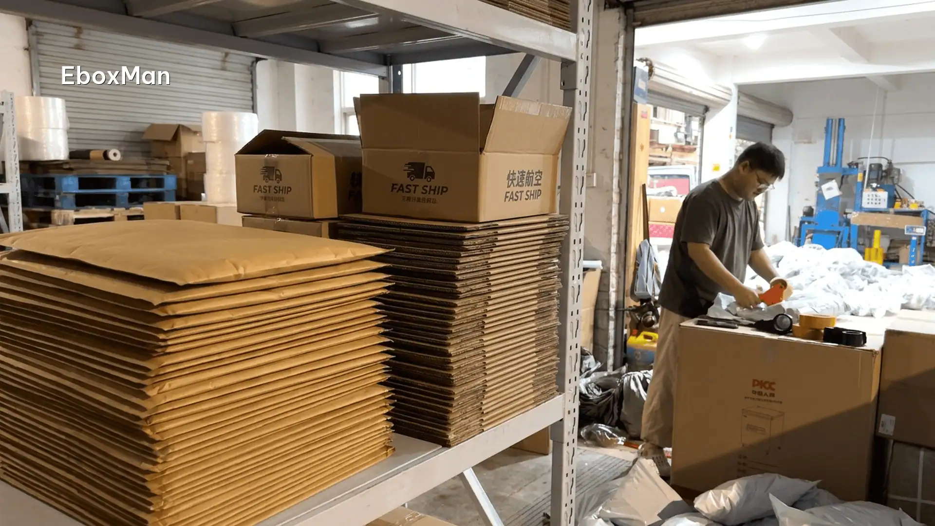 Comparison of plain unbranded mailers and custom branded dropshipping boxes