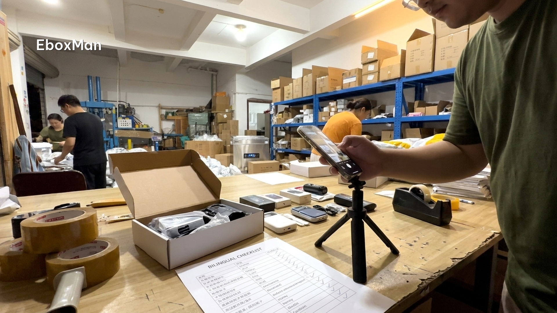 DDP vs DDU Dropshipping: Who Pays Customs in Q4 1 QC desk photographing a batch of products before dispatch