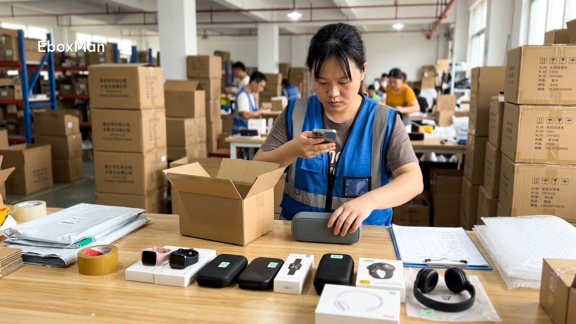 How to Vet a China Supplier in One Week Before Peak Season 2 QC inspector photographing a product sample before it ships